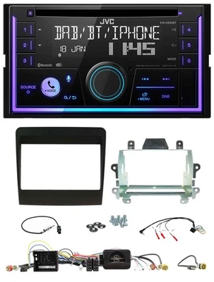 JVC Lenkrad USB 2DIN DAB Bluetooth CD Autoradio für Porsche 911 2011-2017 991 - Bild 1 von 4