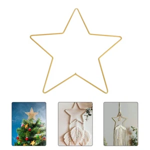 30 CMx3MM Pentagram Decoration Wire Frame Star Shape Western Christmas Wreath - Picture 1 of 12