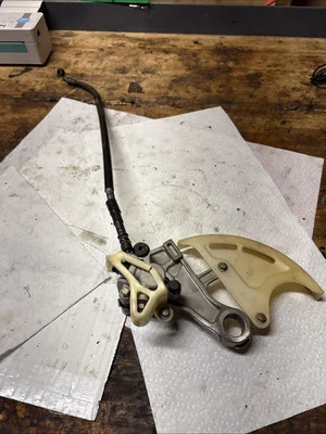 2002 HONDA CR125R CR250R OEM NISSIN REAR BACK BRAKE CALIPER 43150-KZ4-J41 NICE! - Image 1 of 4