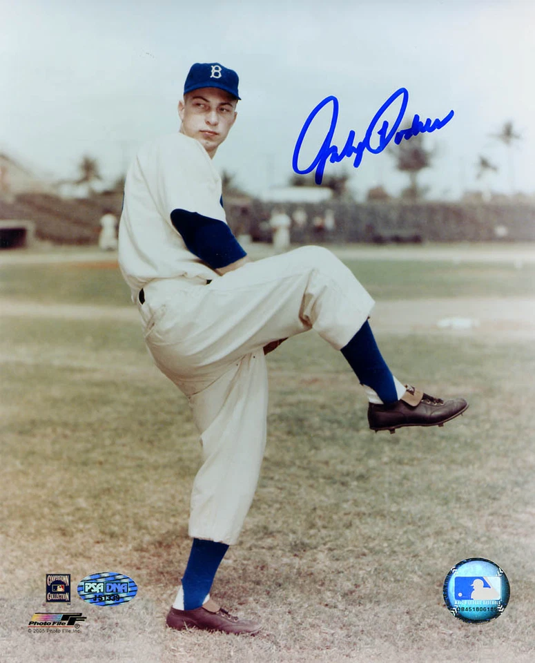 Johnny Podres SIGNED 8x10 Photo Brooklyn Dodgers PSA/DNA AUTOGRAPHED - Image 1 of 1