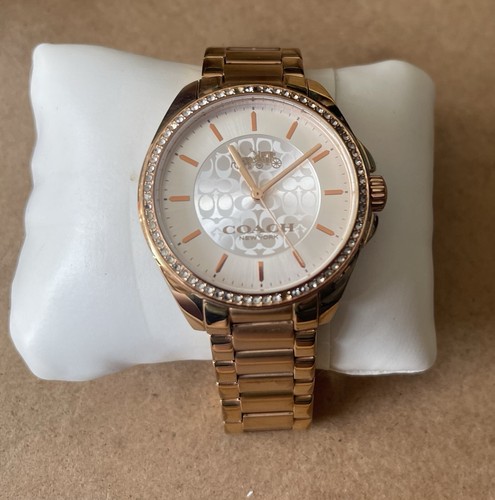 Orologio Donna Coach 14503138 Tristen Quadrante Argento Oro Rosa Acciaio Inox