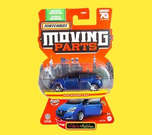 Matchbox MOVING PARTS 2020 NISSAN LEAF 70TH ANNIVERSARY G CASE 2023