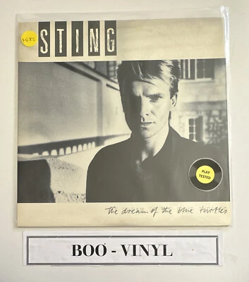STING Dream Of The Blue Turtles A&M Lyric Insert & Inner EX / VG+ Condition - Image 1 of 4