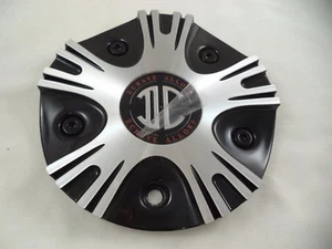 2 Crave Silver / Black Custom Wheel Center Cap # N02-B1 / SL1101-02 (1 CAP) - Foto 1 di 4