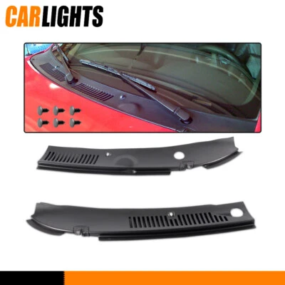 Windshield Wiper Cover Fit For 1999-2004 Ford Mustang IMPROVED Wiper Cowl Grille - Image 1 of 4