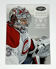 2012-13 Certified Masked Marvels /999 Carey Price #112 Montreal Canadiens