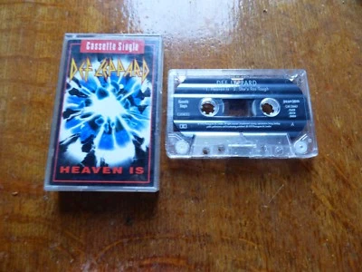 1993 CASSETTE SINGLE HEAVEN IS BY DEF LEPPARD- VG CON - Image 1 of 4