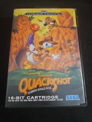 Quackshot Starring Donald Duck ~ Sega Mega Drive ~ Complete w Manual ~ Exc Cond - Image 1 of 3