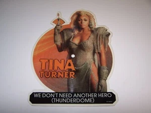 Tina Turner We Don't Need Another Hero Thunderdome Shaped Picture Disc 45 Record - Picture 1 of 4
