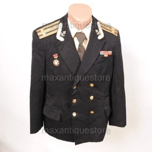Soviet Navy Captain Uniform 1st Rank Excellent Condition Wool Fabric Medal Bar - Picture 1 of 15