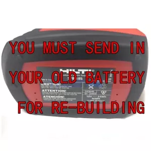 FÜR HILTI SFB185 SFB180 3,0Ah 3000mah 18V NiMH Akku Umbau Service - Bild 1 von 2