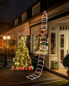 Toodour LED Christmas Lights - 10ft Christmas Decorative Ladder Lights with Sant - Picture 1 of 5