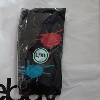 Calcetines de compresión L/XL Rayas Arco Iris Médico ECG Estrellas Salpicaduras Lunares Corazones Foto 1 de 4