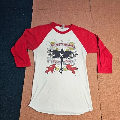 AS IS* The Avett Brothers 2014 Tour 3/4 sleeve Graphic concert T-shirt XS W7D - Image 1 of 4