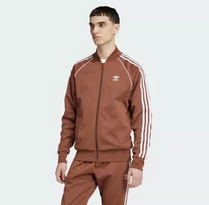 Adidas Adicolor Classics SST Track Jacket Size L Brown - Picture 1 of 14