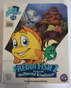 Freddi Fish 2 The Case of The Haunted Schoolhouse-Windows3.1/95-Mac - PC/CD ROM - Picture 1 of 7