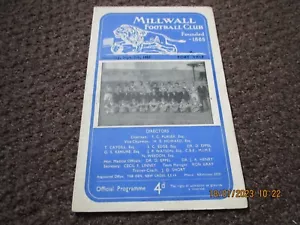 MILLWALL v PORT VALE 1957/8 SEPTEMBER 7th - Picture 1 of 1