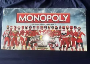 POWER RANGERS MONOPOLY Board Game 20th Anniversary Edition NEW SEALED 1993 Rare - Picture 1 of 2