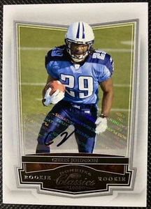 Donruss Classics 2008 Chris Johnson novato autógrafo automático/499 #230 Tennessee - Imagen 1 de 2