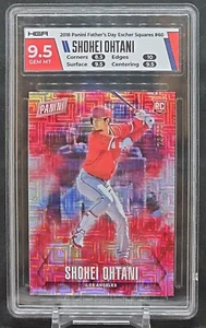 Shohei Ohtani RC HGA 9.5 2018 Panini Día del Padre Escher Cuadrados #60 Golpear/25 - Imagen 1 de 2