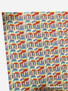 Printed Faux Leather Vinyl Roll Pop It Unicorn 12x54 Inches - Picture 1 of 1