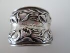 STERLING SILVER REPOUSSE NAPKIN RING