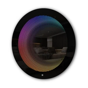 Infinity LED 3D Tunnel Mirror – Touch & Remote - 7 Color Lights - 35.4 inches - Picture 1 of 11