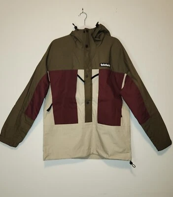 МУЖСКИЕ TIMBERLAND ВОДООТТАЛКИВАЮЩИЙ ТЕМНО ОЛИВКОВЫЙ ЗЕЛЕНЫЙ АНОРАК КУРТКА SZ средний - Изображение 1 из 4