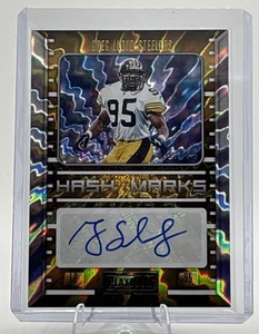 Playbook 2022 Hash Marks Gold /75 Greg Lloyd Auto #HM-GL Steelers spedizione gratuita - Foto 1 di 2