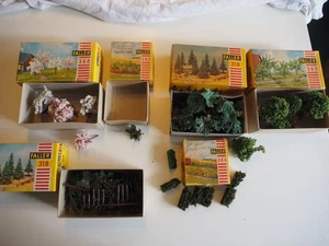 6 x Faller Bäume, Hecken, Sträucher, Gemischter Zustand - Bild 1 von 8