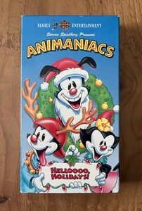 ANIMANIACS Helloooo Holidays VHS RARE OOP Kids Cartoon Christmas FULLY TESTED - Imagen 1 de 3