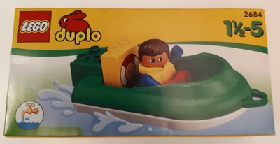 Lego DUPLO 2684 "Dinghy" 1997 Canot de sauvetage Boite non ouverte - Photo 1/4