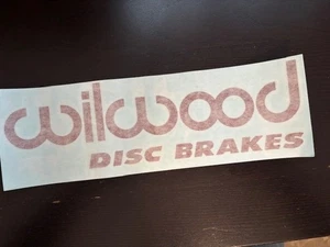 Wildwood Scheibenbremsen rot Aufkleber Street Racing Nascar Drag Race 11,5" x3,5" - Bild 1 von 1