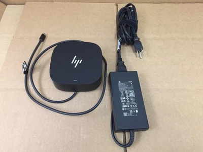 Estação de acoplamento HP USB-C DOCK G5 HSN-IX02 HDMI DP 4K tipo-C com adaptador OEM 120W - Imagem 1 de 4
