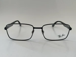 Auténticas gafas Ray-Ban RX 6333 2059 rectangulares de metal negro para hombre lentes de 54 mm - Imagen 1 de 7