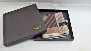 New Y2K  NWT FENDI SCARF 100% cotton 18" x 18" - Picture 1 of 3