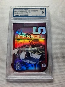 PGA Gem 10 Teyo Johnson Press Pass - Picture 1 of 2