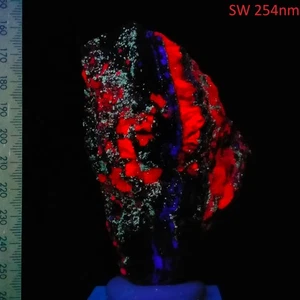 Fluorite Willemite Calcite SW & LW fluorescent minerals Red Cloud Arizona 0.22kg - Bild 1 von 12