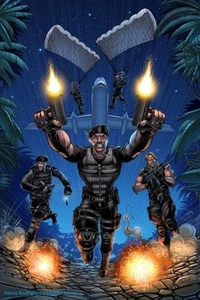 The Expendables Go to Hell - Renzo Variant NEW SYLVESTER STALLONE Splatto Comics - Picture 1 of 3