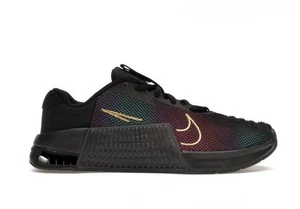 Nike Metcon 9 PRM Black Fireberry Metallic Gold Schuhe Damen 8,5 NEUWERTIG - Bild 1 von 11