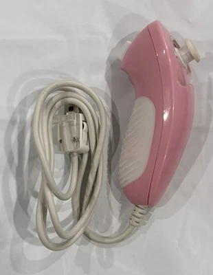 Pink Nintendo Wii Nunchuck Controller unbranded Nunchuk Tested - Image 1 of 2