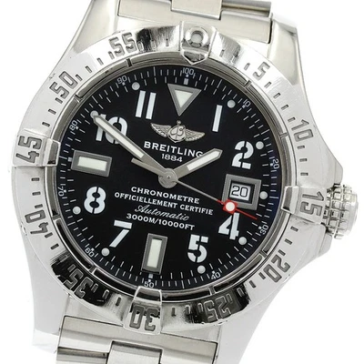 Reloj automático para hombre Breitling Avenger Seawolf A17330 fecha esfera negra_920737 Foto 1 de 4
