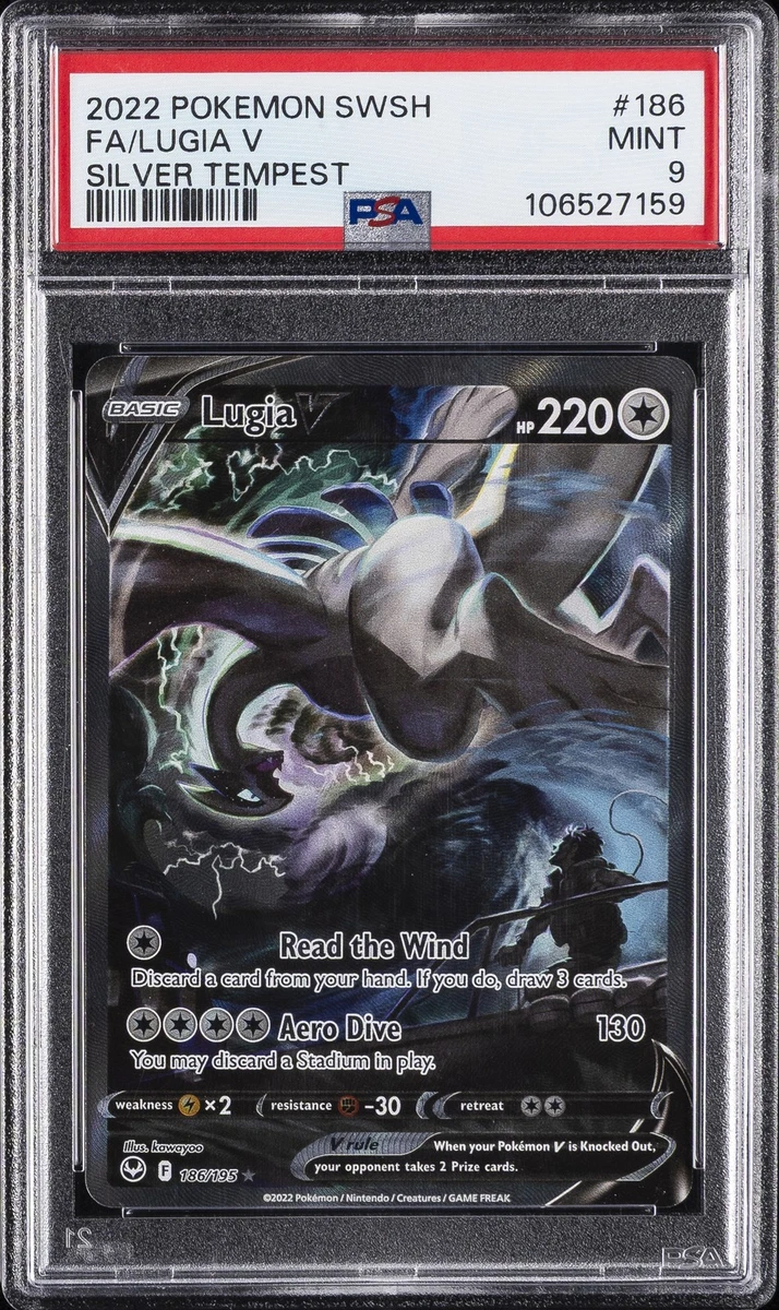 Lugia Pokémon TCG Professional Sports Authenticator (PSA) Grade 9