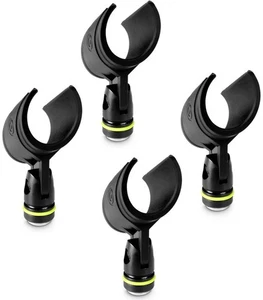 4x Gravity MS CLMP 34 Clip de micrófono inalámbrico de mano con adaptador de 3/8" incluido - Imagen 1 de 7