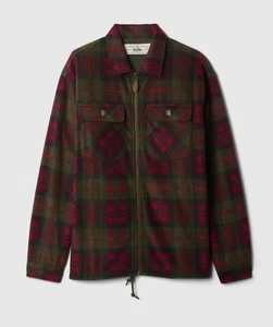 Authentic GAP Clothing Plaid Fleece Full Zip Shirt Jacket-3XL-EXCELLENT - Picture 1 of 24