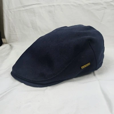 Stetson Blue Peaky Blinders Caballero Darby Plano Gatsby Scally Gorra Sombrero Grande Foto 1 de 4