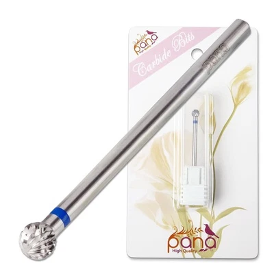 Broca para uñas de cutícula de carburo PANA 3/32" para limpieza de cutículas, eliminación de piel muerta Foto 1 de 4