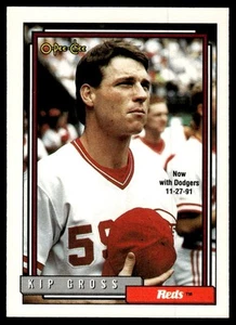 1992 O-Pee-Chee Kip Gross Rookie Los Angeles Dodgers #372 - Picture 1 of 2