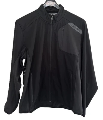 Chaqueta cortavientos de aceleración completa para hombre Can-Am nueva con etiquetas OEM negra Foto 1 de 4