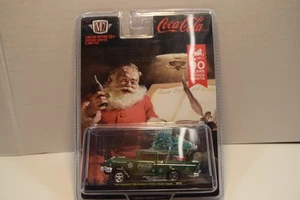 M2 Machines 1:64 Coca-Cola Christmas Tree 1957 Chevrolet 150 Handyman Gasser - Bild 1 von 3